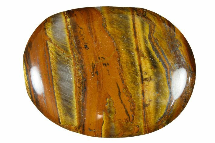 1.7" Polished Tiger Iron Pocket Stones - Photo 1